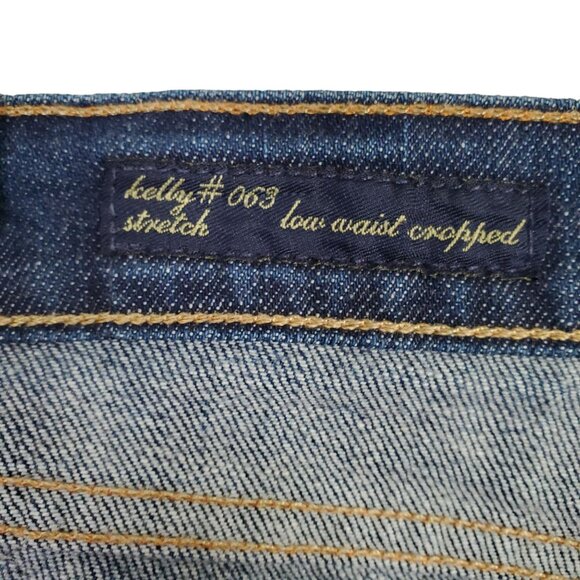 Citizens Of Humanity Womens Sz 29 Jeans Kelly #003 Low Waist Denim Cropped Blue - Picture 10 of 11